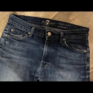 Roxanne high waist  7 for all mankind jeans sz 28